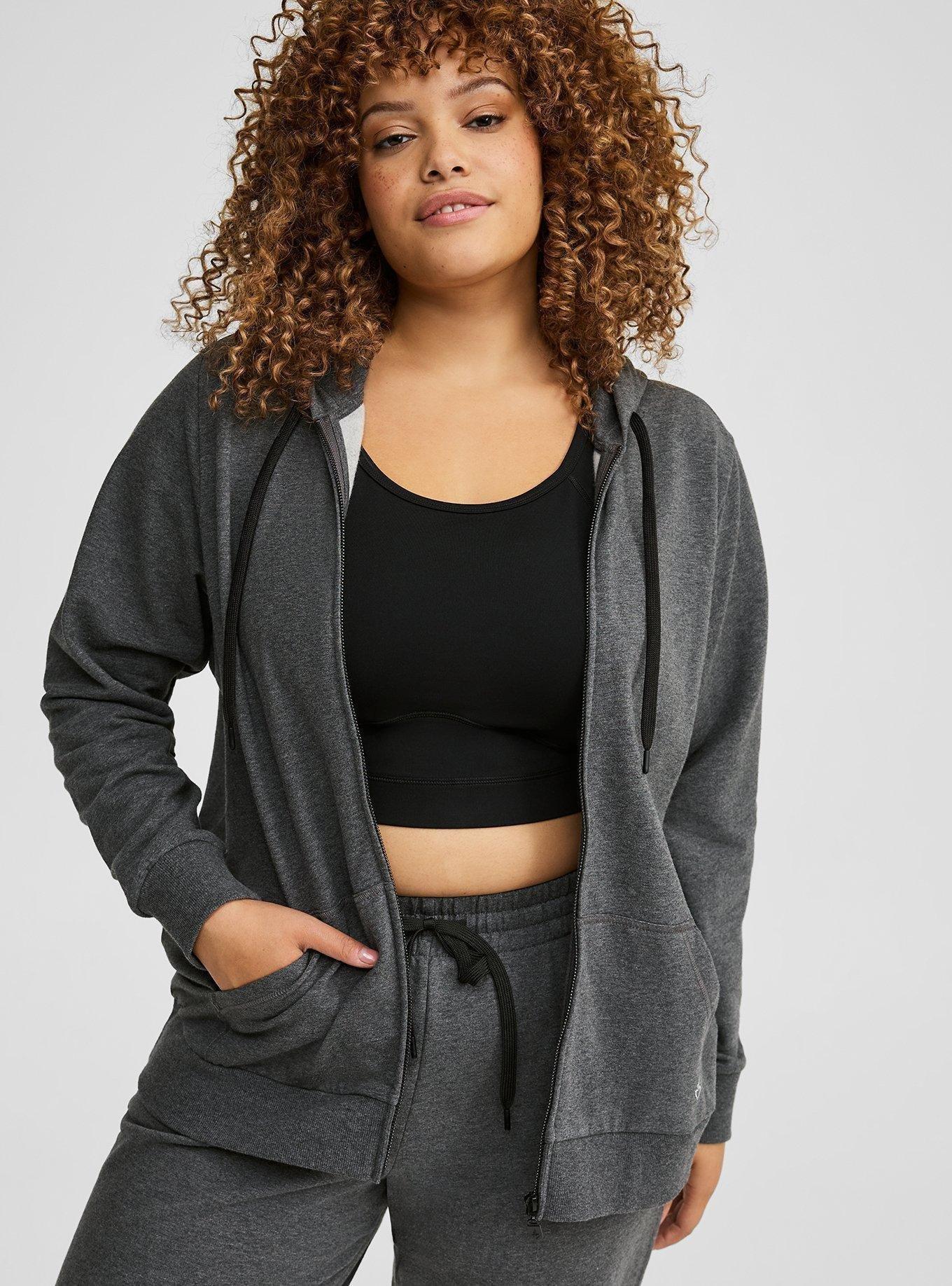 Classic Zip-Up Fleece Hoodie