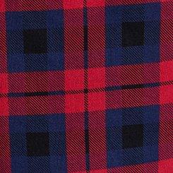 Cotton Sleep Pant, STEPHY PLAID JESTER RED, swatch