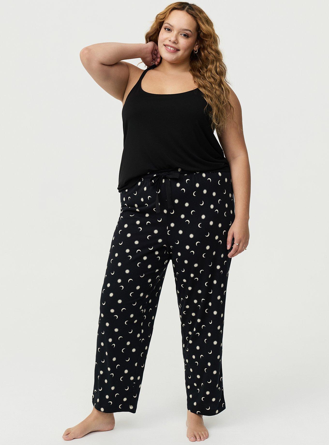 Cotton Sleep Pant, PICKED STARS BLACK, hi-res