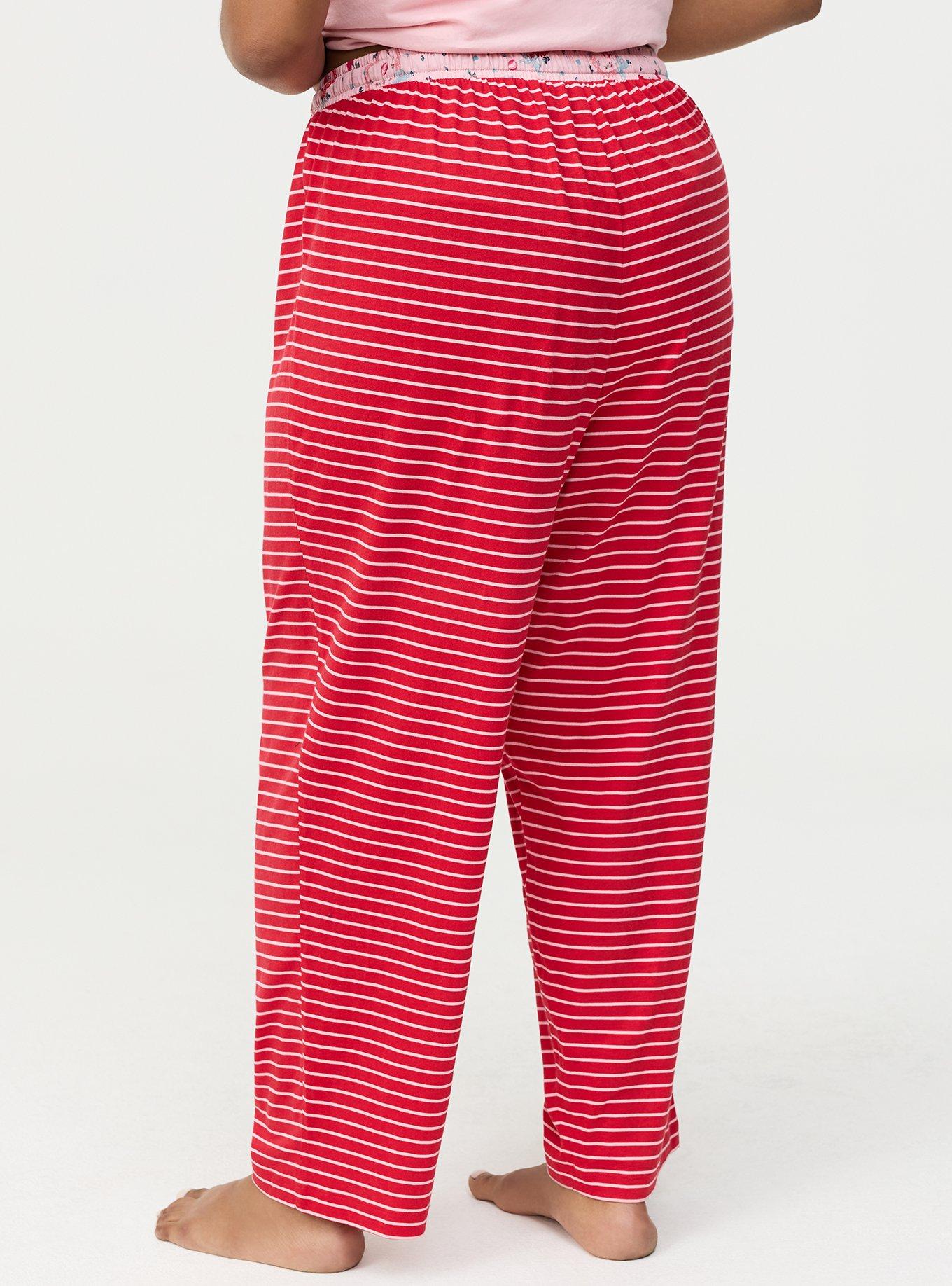 Cotton Sleep Pant, DAPHNE STRIPE RED, alternate