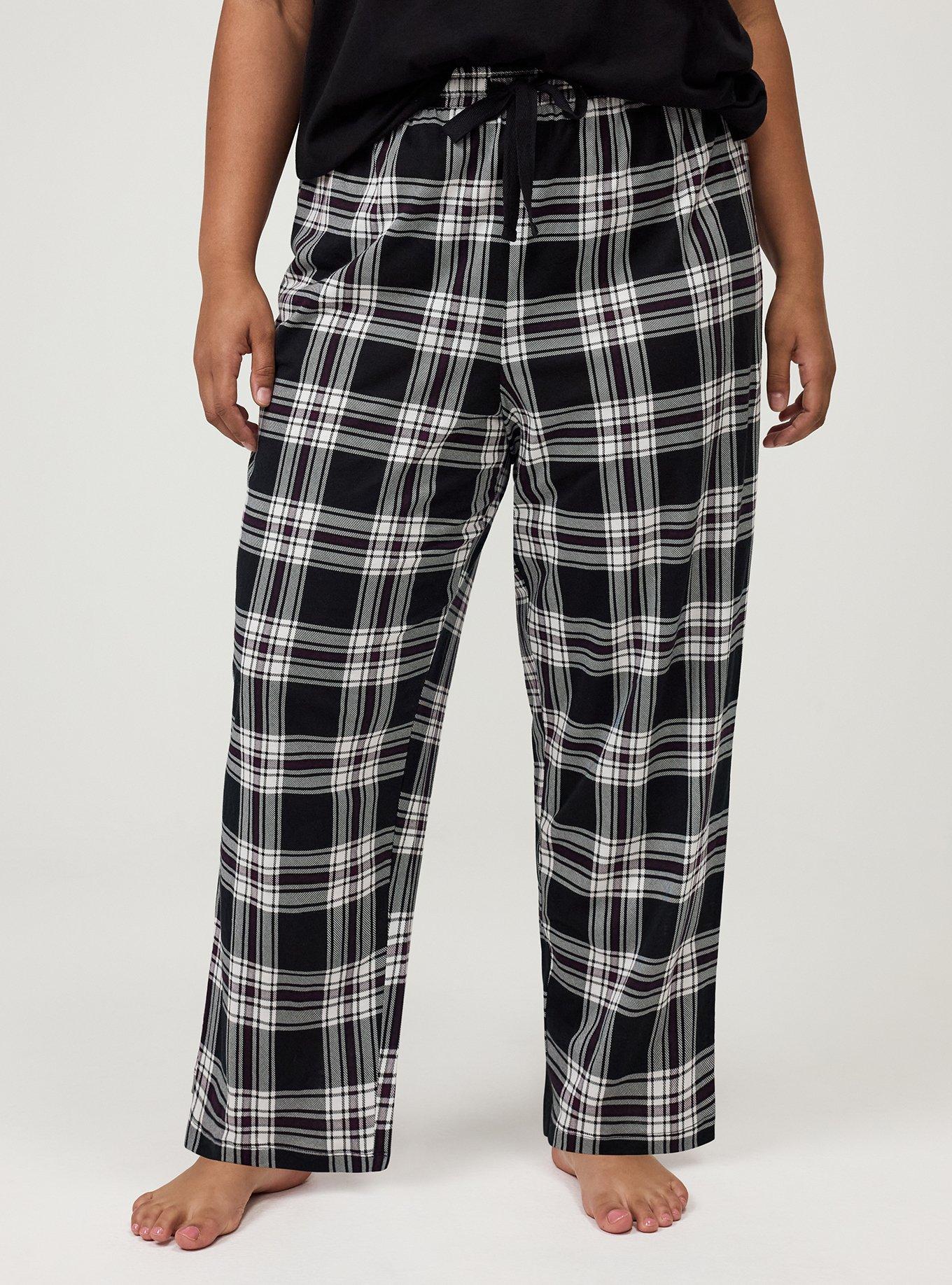 Cotton Sleep Pant, COMBACK PLAID BLACk, alternate