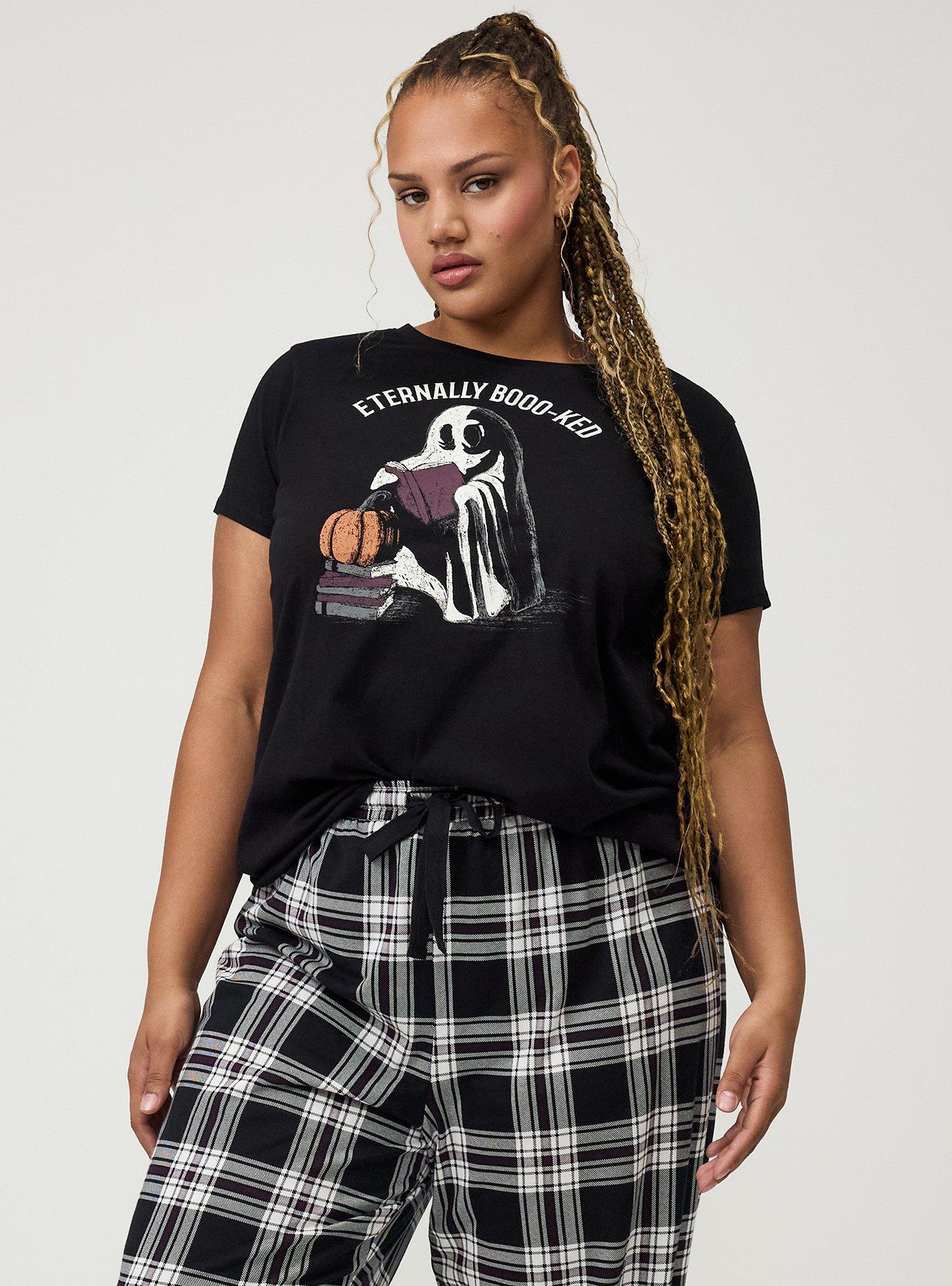 Cotton Sleep Pant, COMBACK PLAID BLACk, alternate