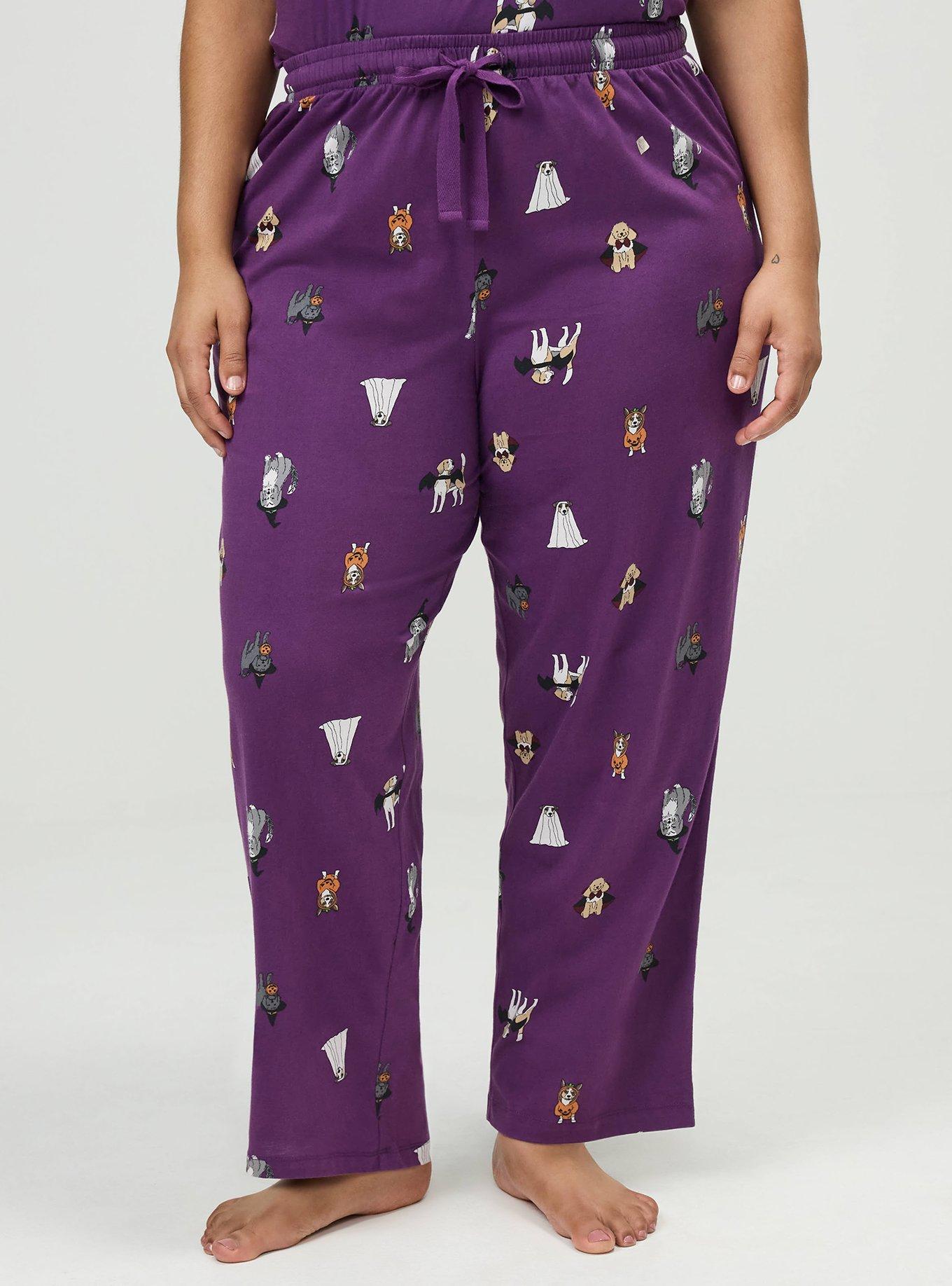 Cotton Sleep Pant, COSTUME PUPS PURPLE, alternate