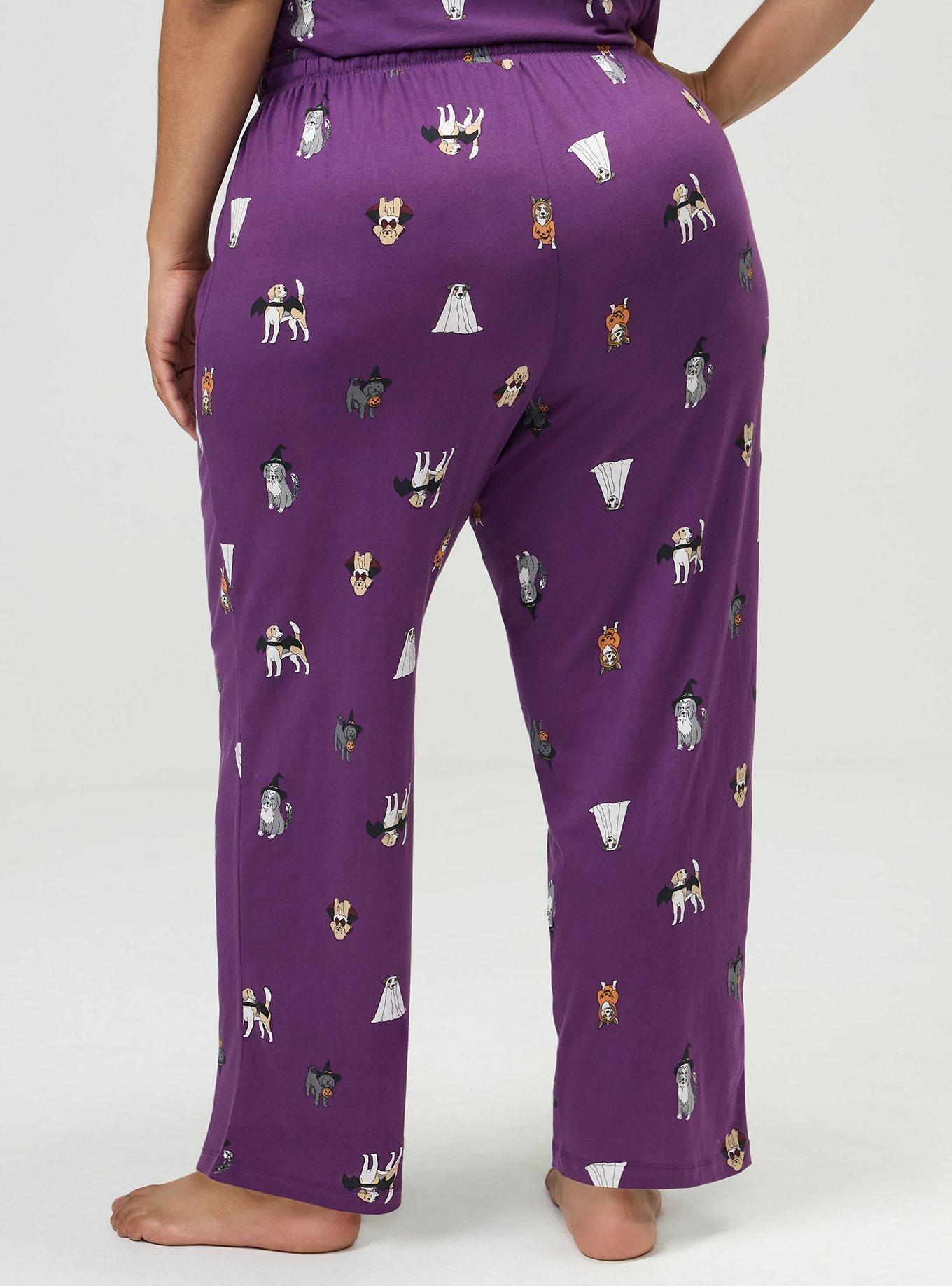 Cotton Sleep Pant, COSTUME PUPS PURPLE, alternate
