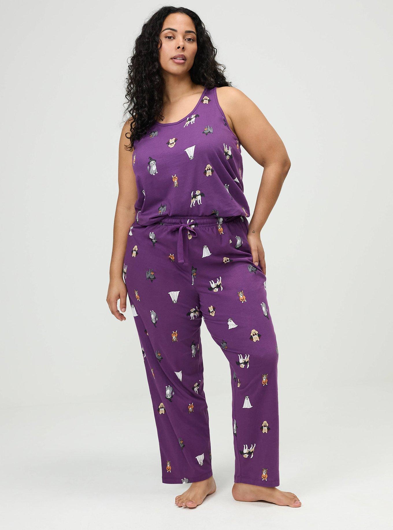 Cotton Sleep Pant, COSTUME PUPS PURPLE, hi-res