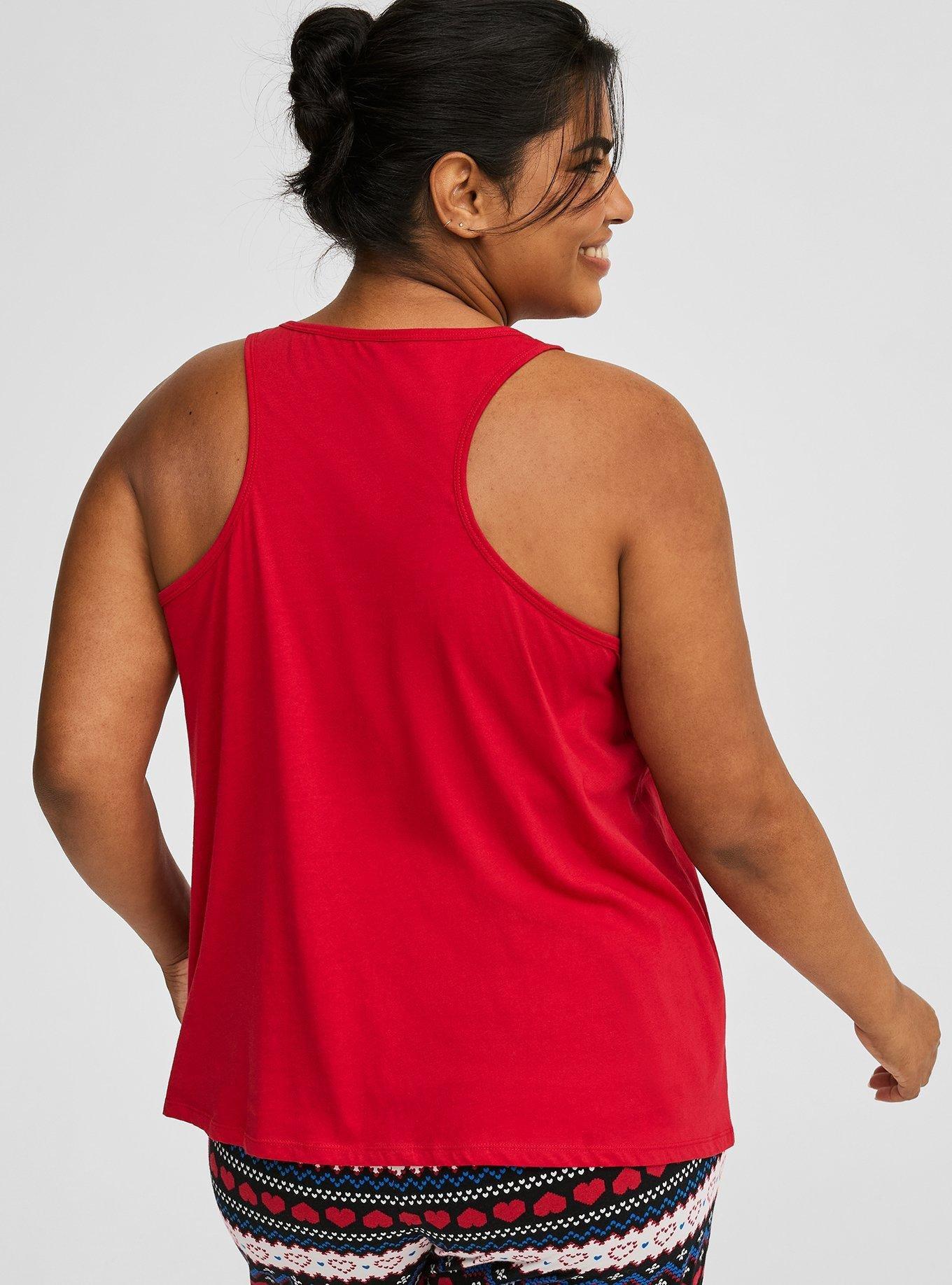 Cotton Racerback Sleep Tank