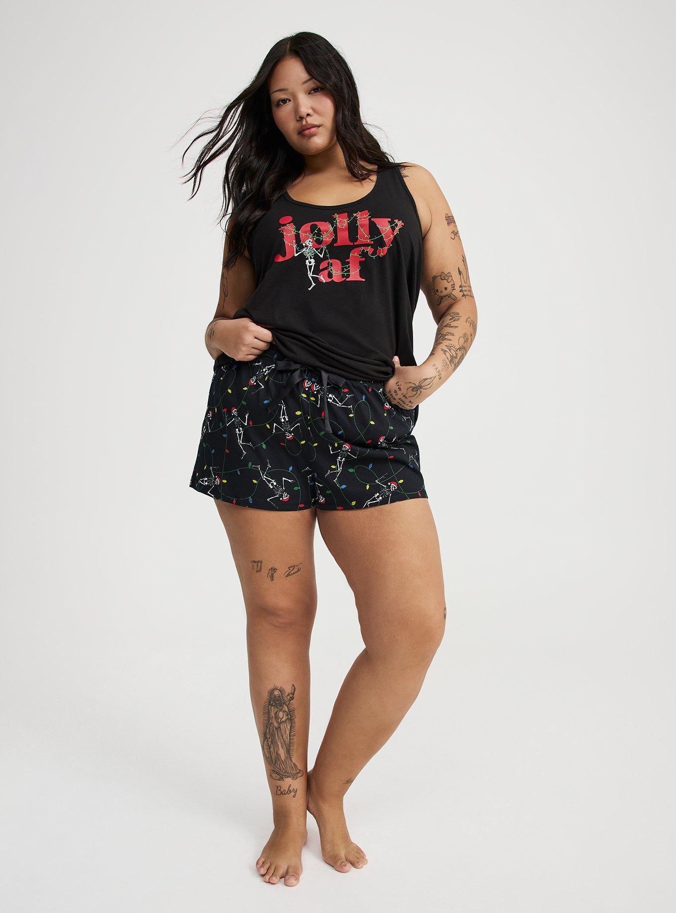 Cotton Racerback Sleep Tank