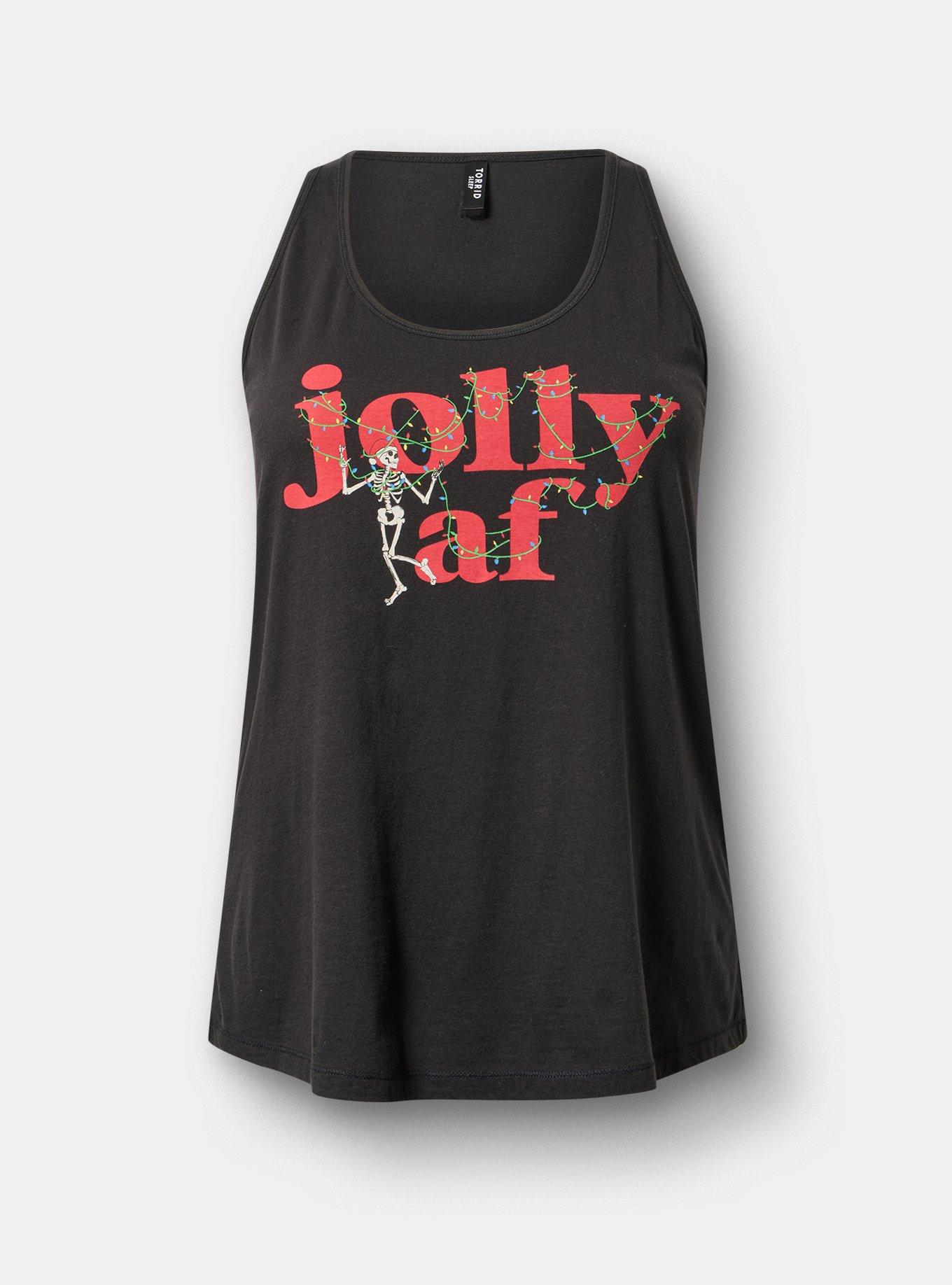 Cotton Racerback Sleep Tank