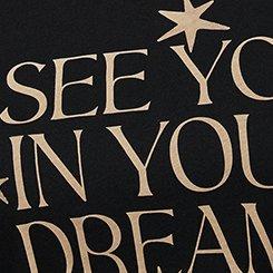 Cotton Relaxed Crew Sleep Tee, SEE YOU IN DREAMS, swatch