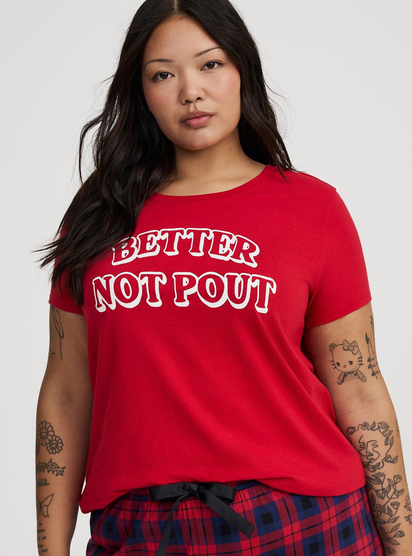 Cotton Relaxed Crew Sleep Tee