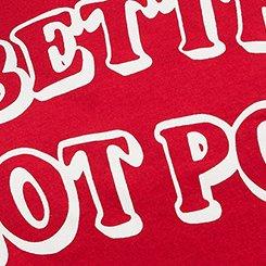 Cotton Relaxed Crew Sleep Tee, BETTER NOT POUT JESTER RED, swatch