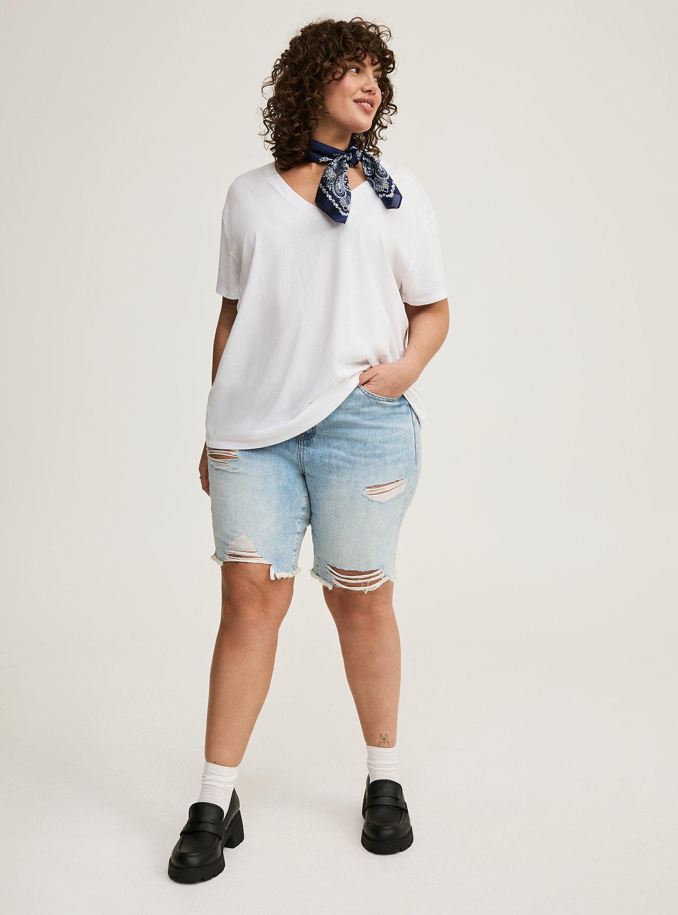 Heritage Jersey V-Neck Relaxed Tee