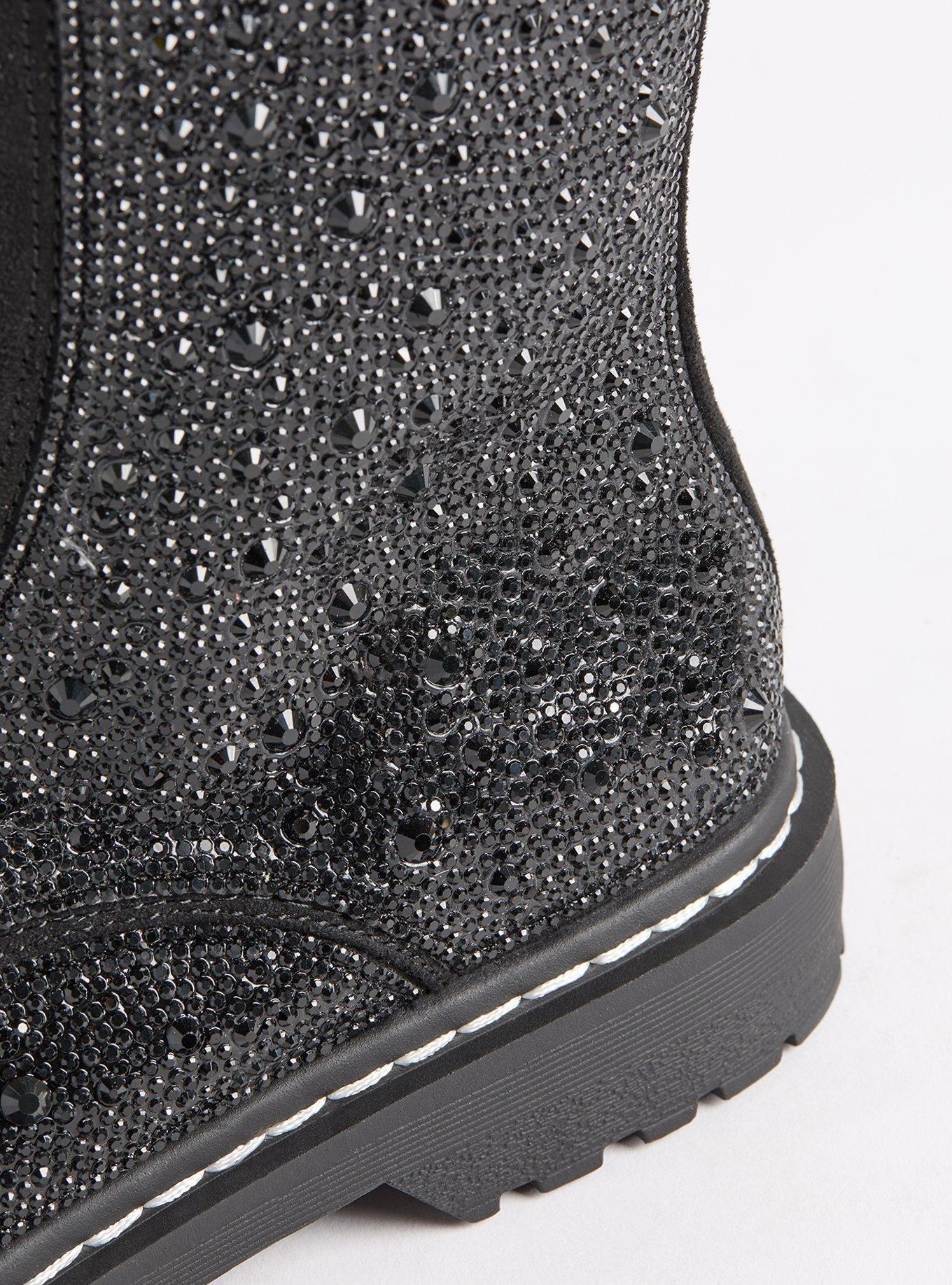 Embellished Laceup Combat Bootie (WW)