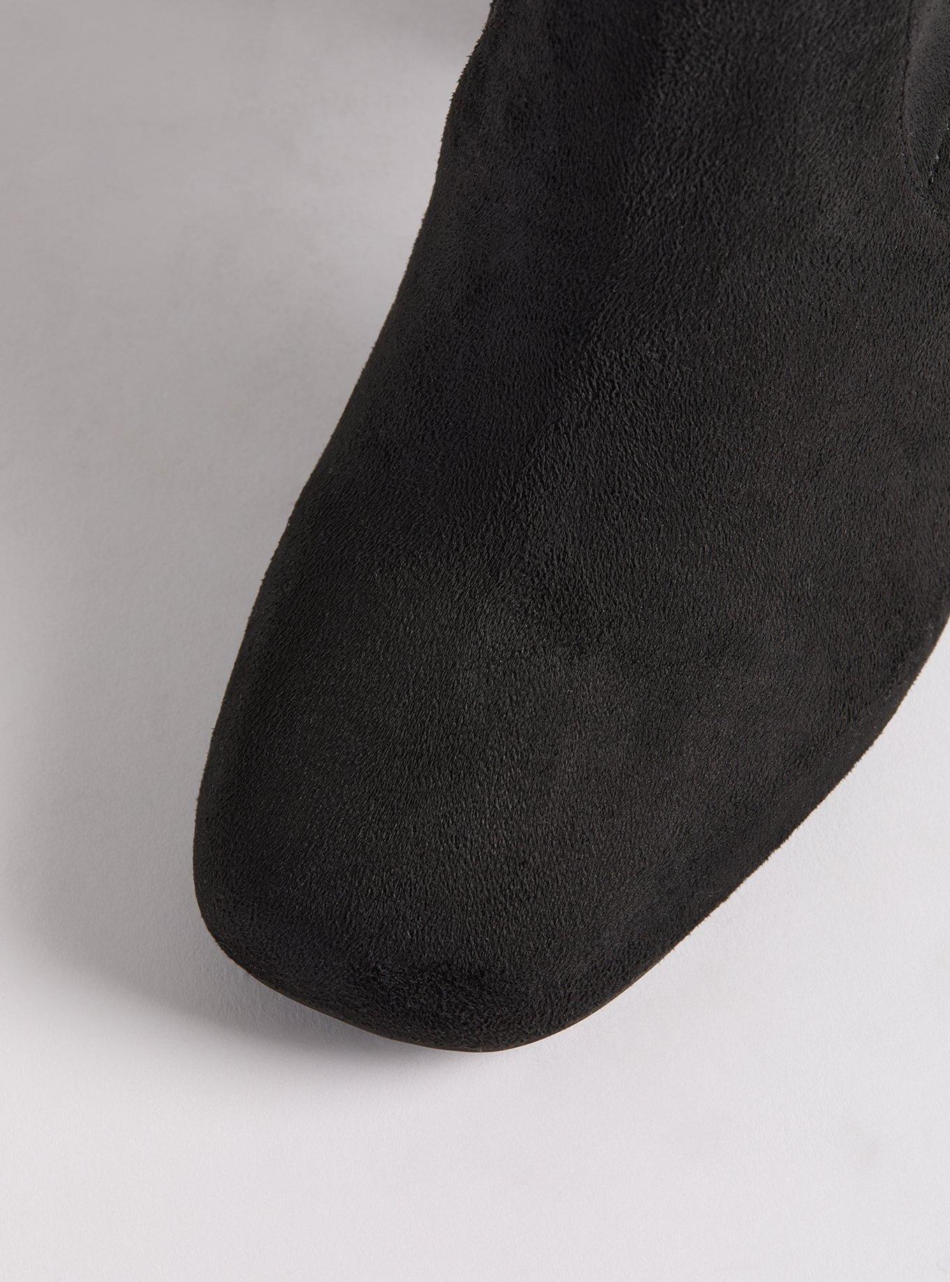 Laceup Embellished Heeled Over-The-Knee Boot (WW)