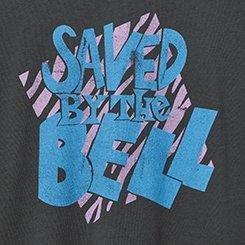 Saved By The Bell Classic Fit Cotton Crew Tee, VINTAGE BLACK, swatch