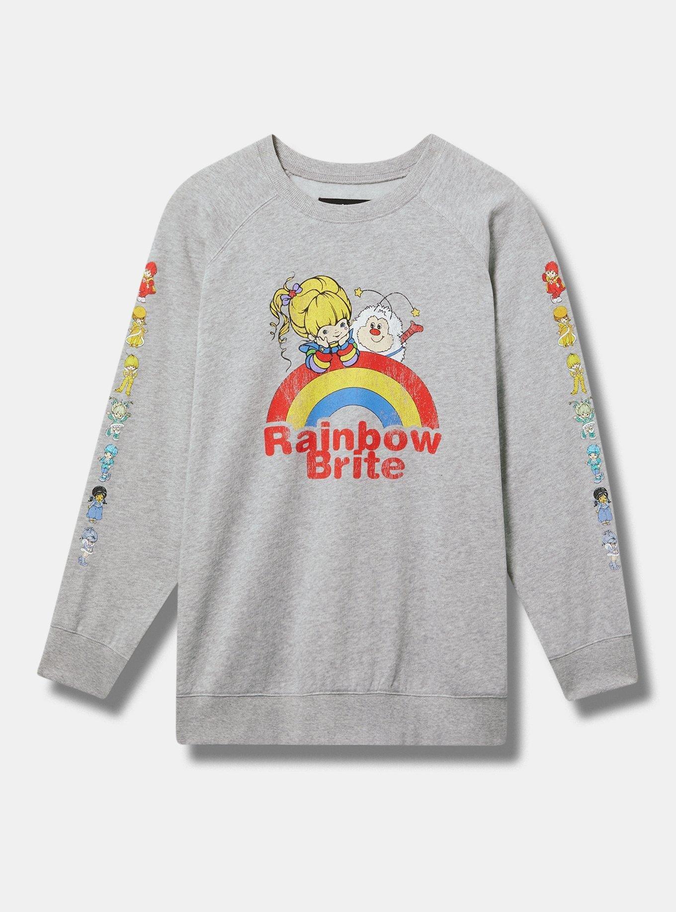 Plus Size Rainbow Brite Classic Fit Cozy Fleece Sweatshirt Torrid