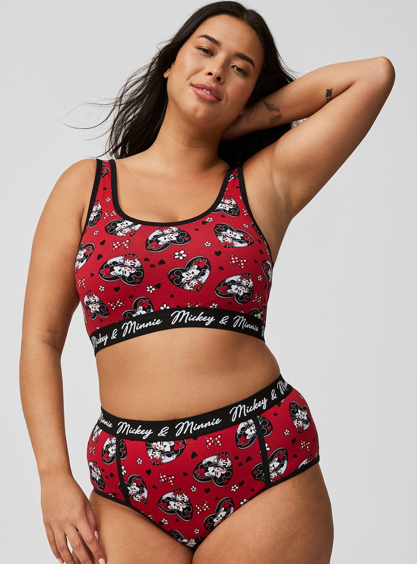 Mickey Minnie VDay Mid Rise Cheeky Panty