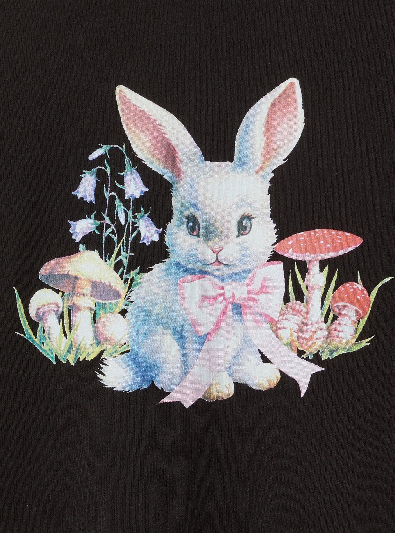 Bunny Classic Fit Cotton Jersey Crew Tee