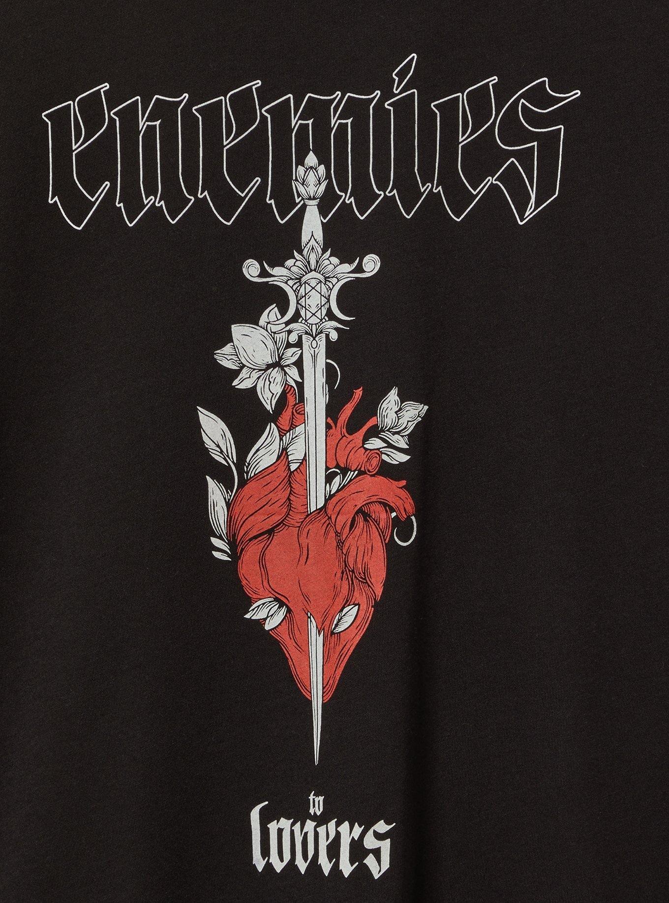 Enemies To Lovers Classic Fit Cotton Crew Tee