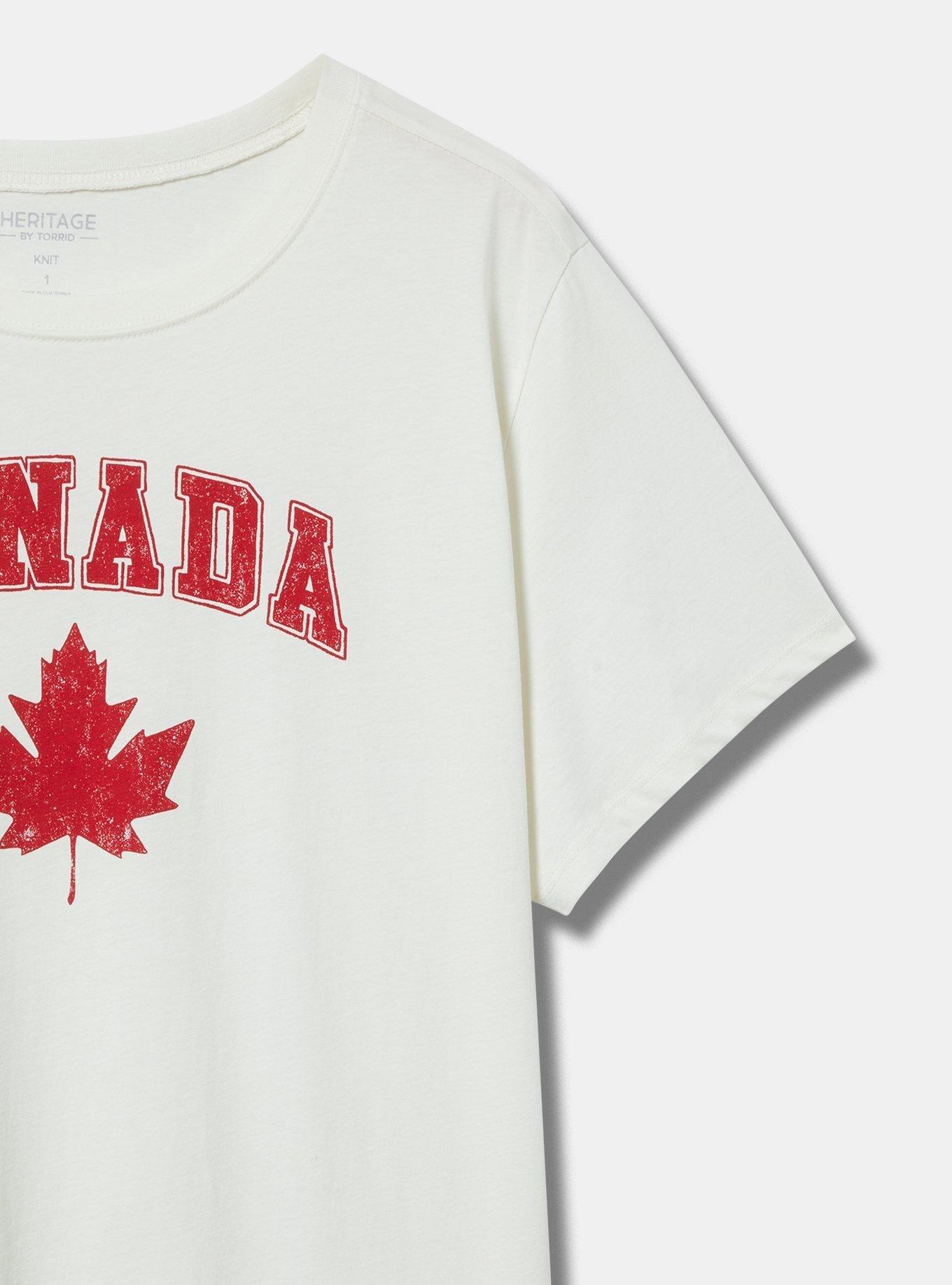 Canada Leaf Classic Fit Heritage Cotton Crew Tee