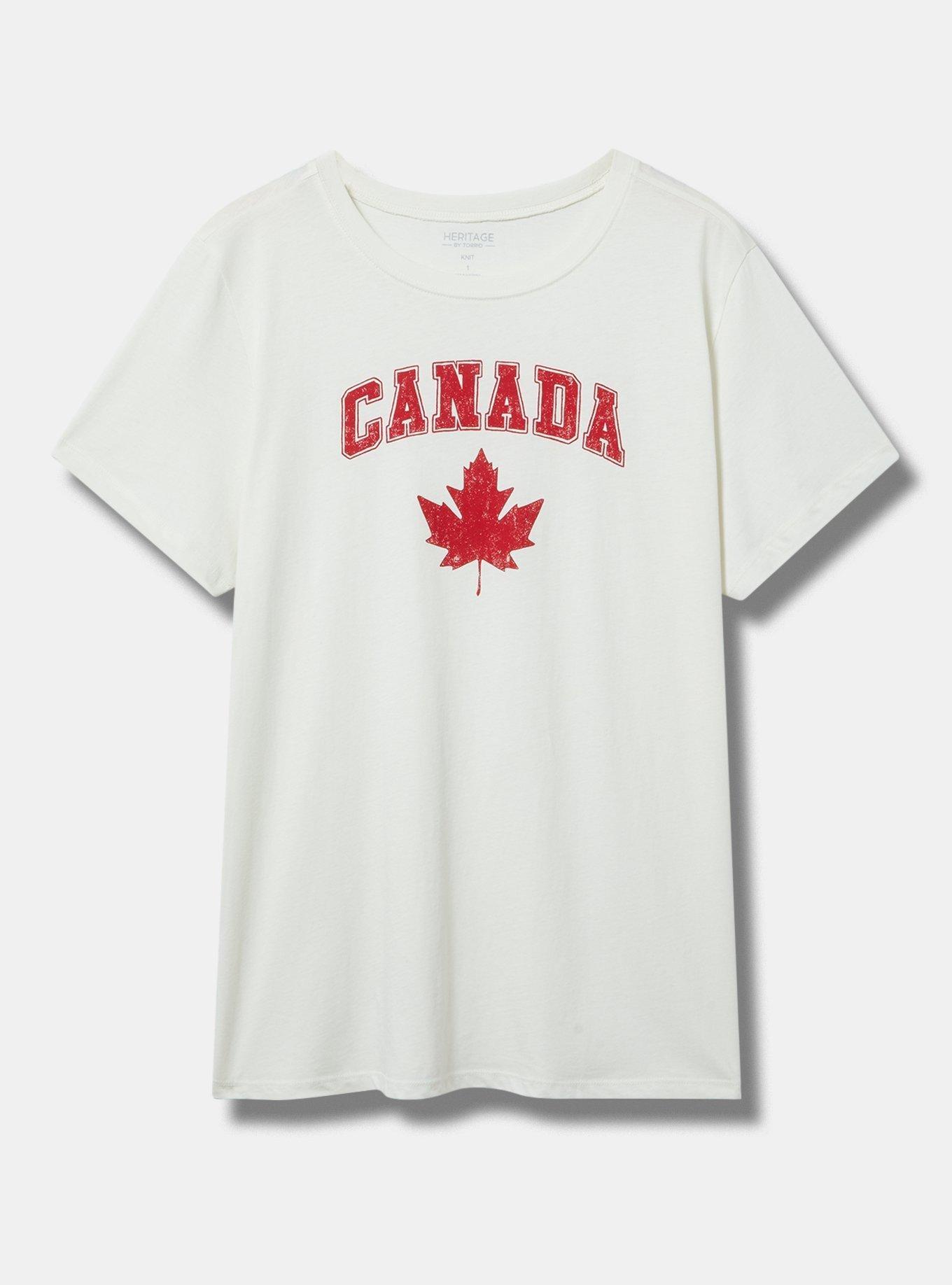 Canada Leaf Classic Fit Heritage Cotton Crew Tee