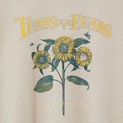 Tears For Fears Classic Fit Long Sleeve Tee, TEA STAIN, swatch