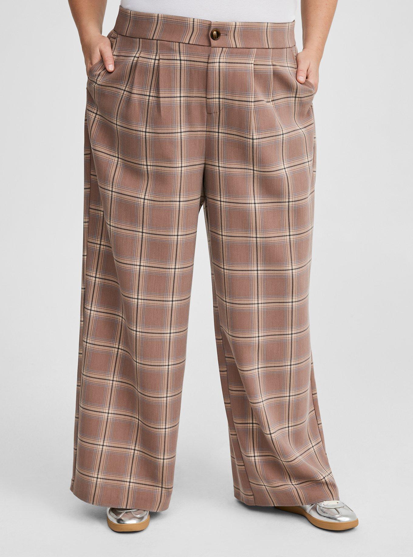 Wide Leg Tailored Twill Pant