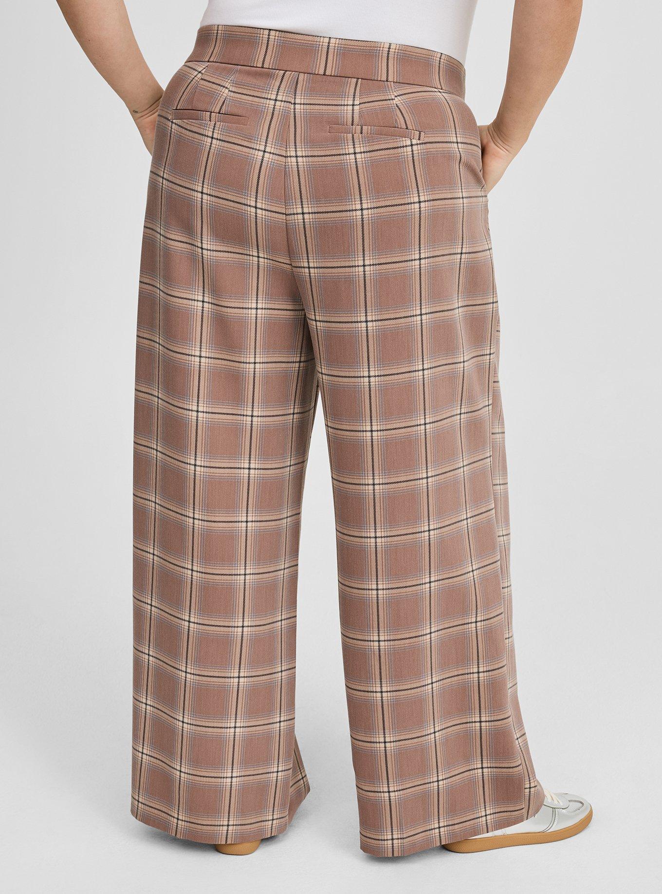 Wide Leg Tailored Twill Pant