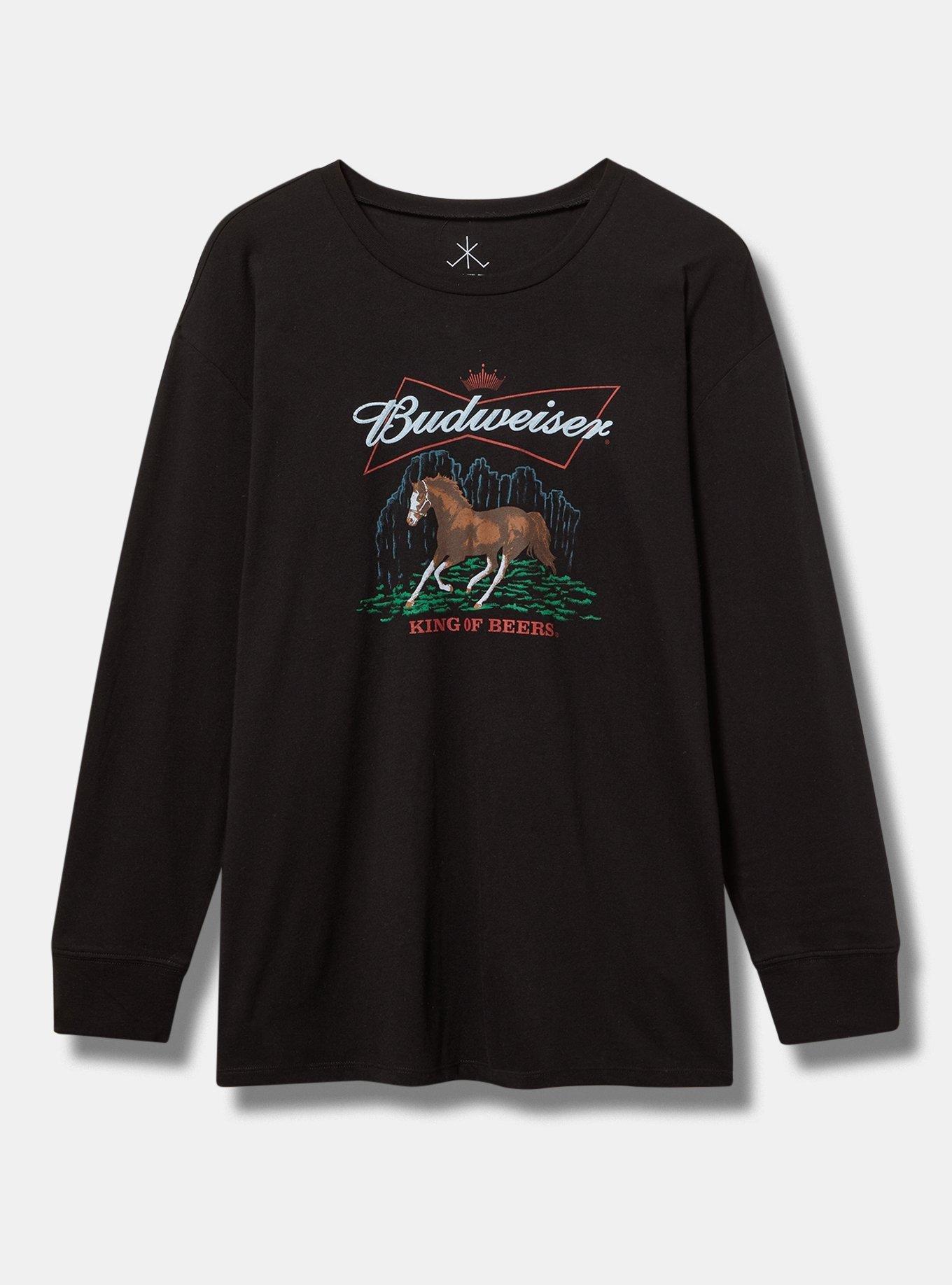 Budweiser Classic Fit Tee, DEEP BLACK, hi-res