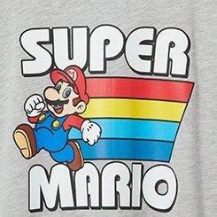 Super Mario Classic Fit Tee, HEATHER GREY, swatch