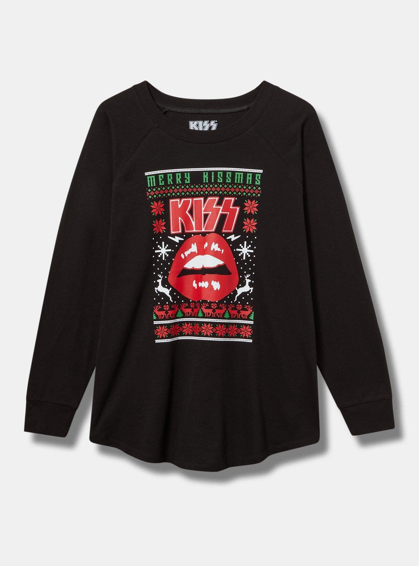 Kiss Classic Fit Ringer Tee, DEEP BLACK, hi-res