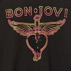 Bon Jovi Classic Fit Sweatshirt, DEEP BLACK, swatch