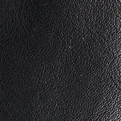 Textured Cuff Bootie (WW), BLACK, swatch