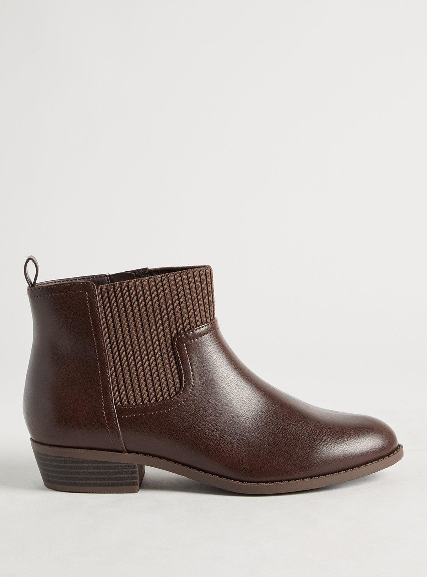 Textured Cuff Bootie (WW)