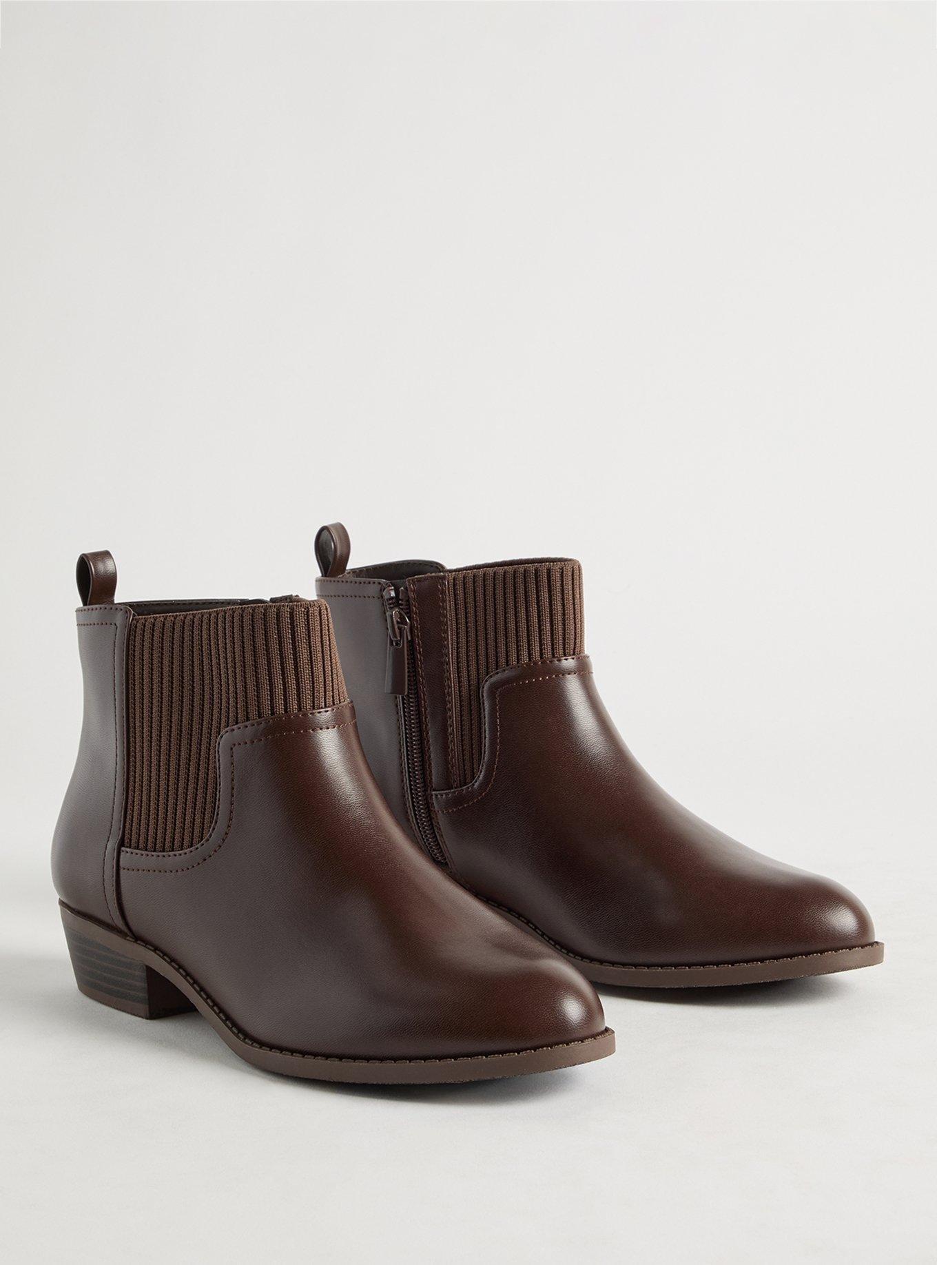 Textured Cuff Bootie (WW)