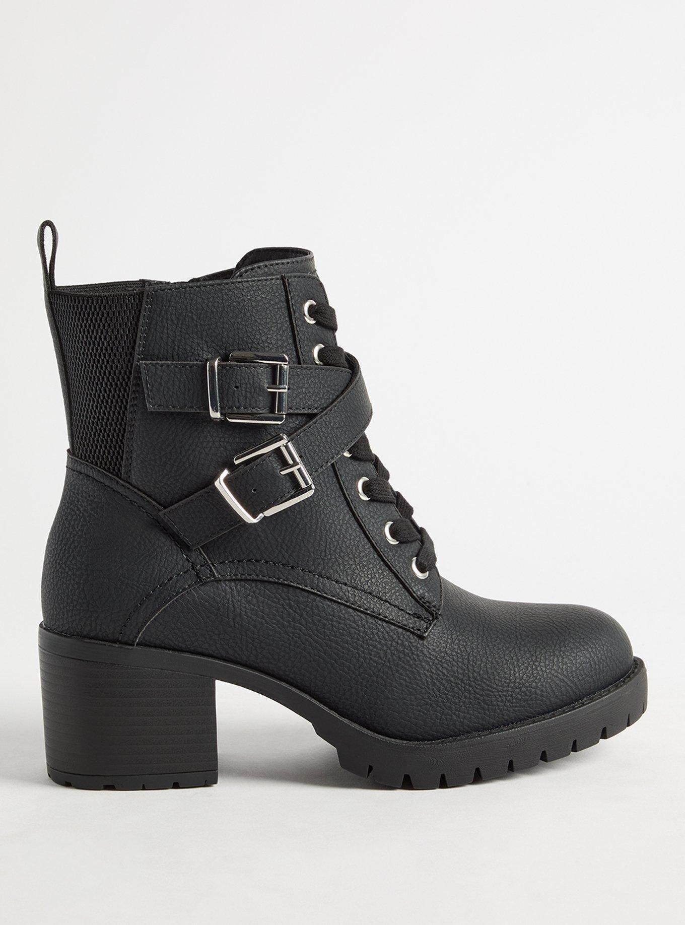 Lace up hiker booties sale