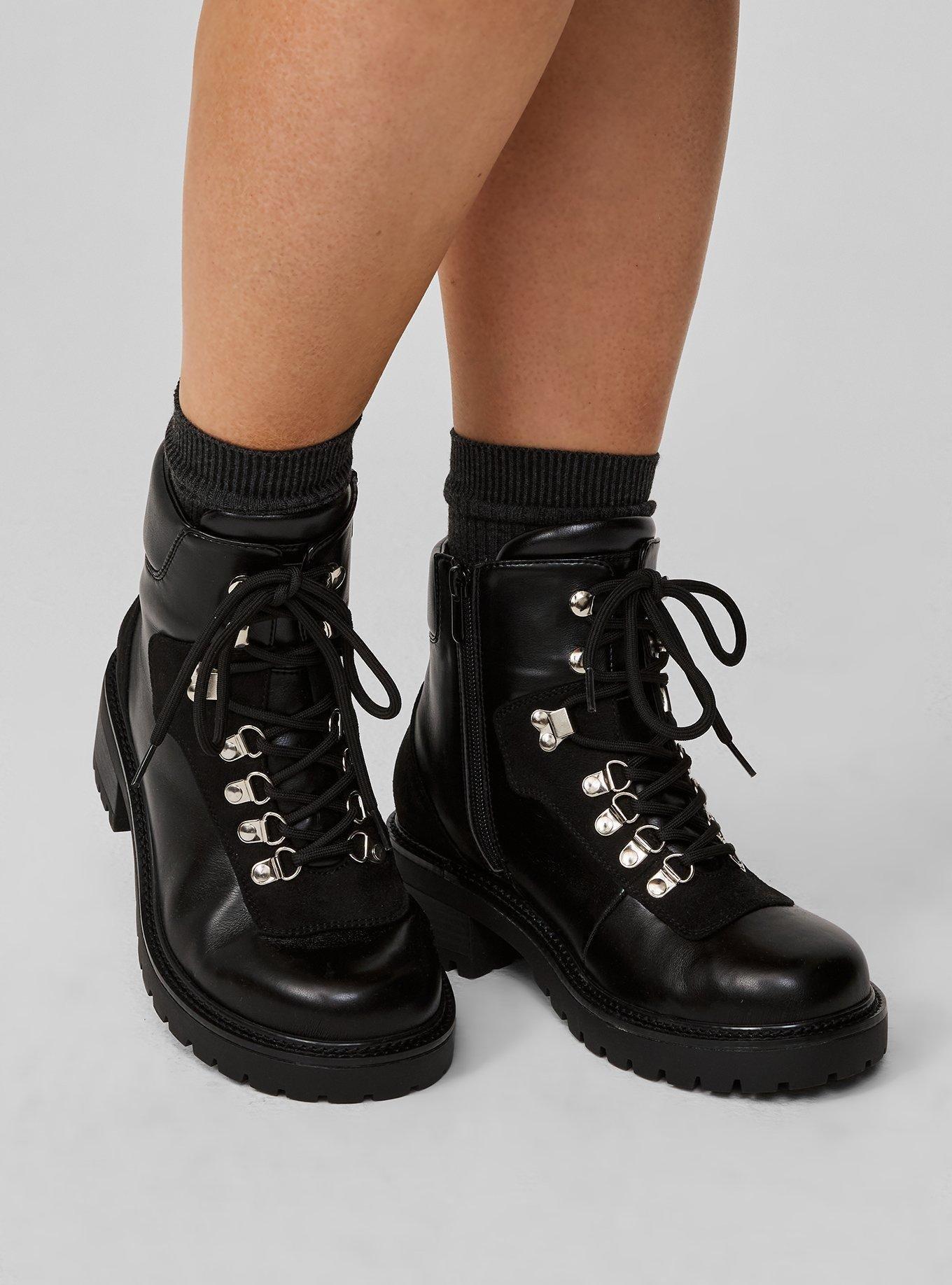 Lace-Up Hiker Bootie (WW)