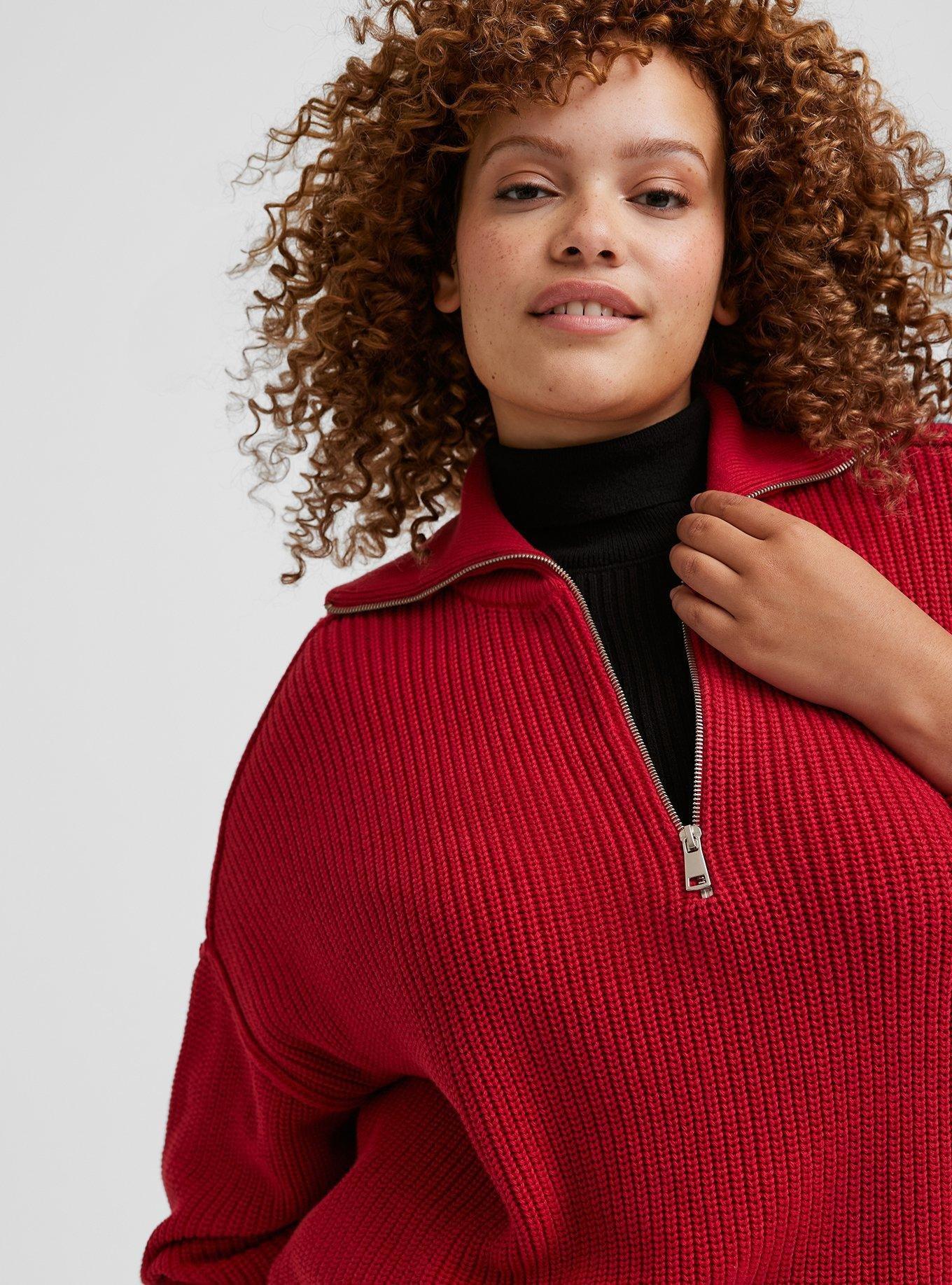 Quarter Zip Pullover Sweater