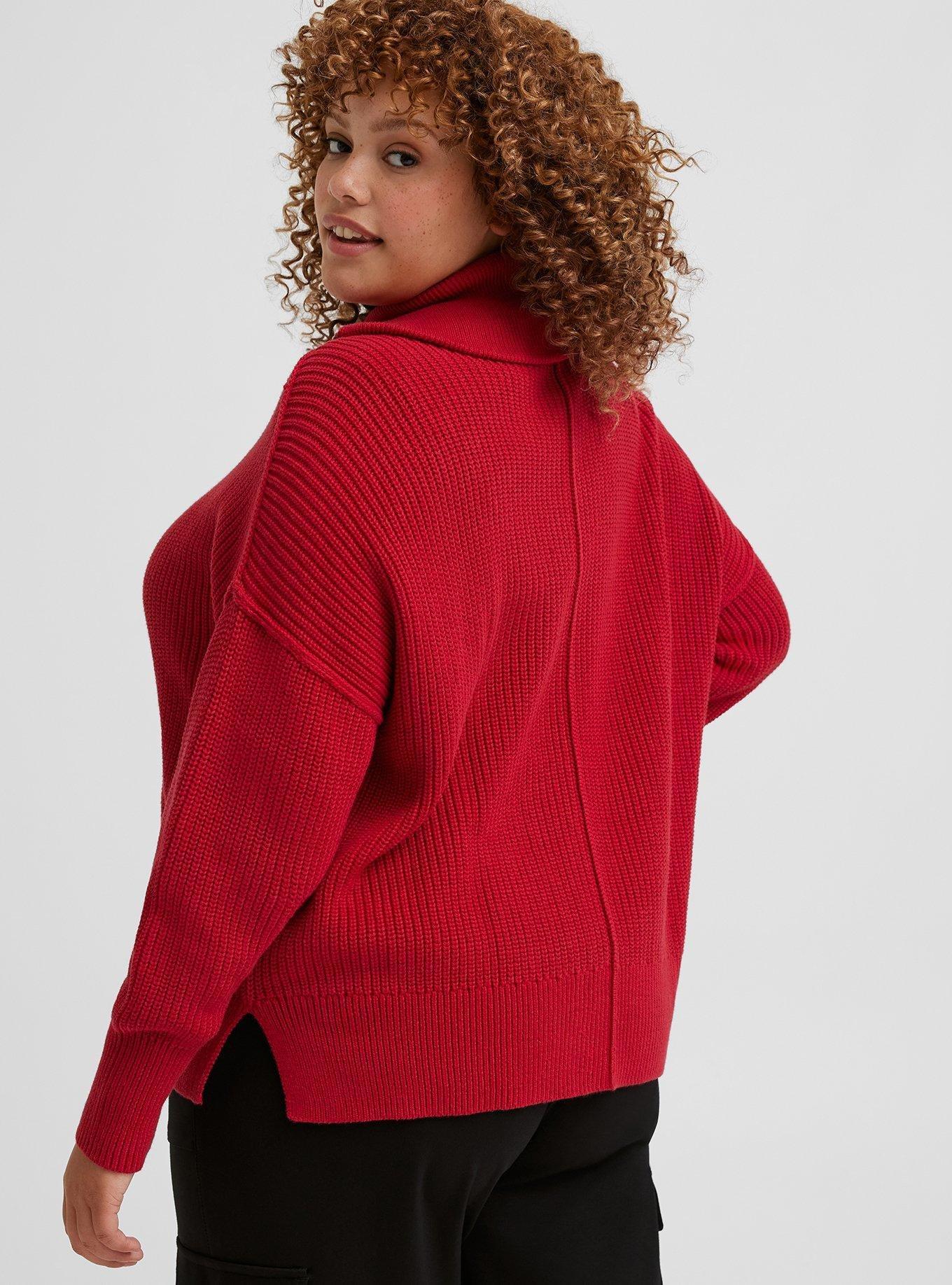 Quarter Zip Pullover Sweater