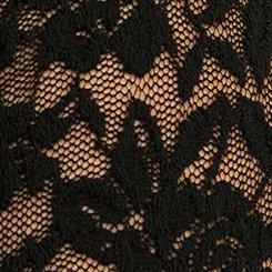 Cropped Lace Shrug, DEEP BLACK, swatch