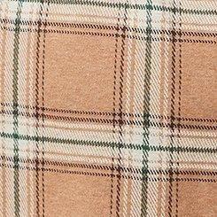 Cozy Double Knit Shacket, ANNA PLAID TAN, swatch
