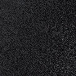 Plus Size Bow Strap Flat (WW), BLACK, swatch