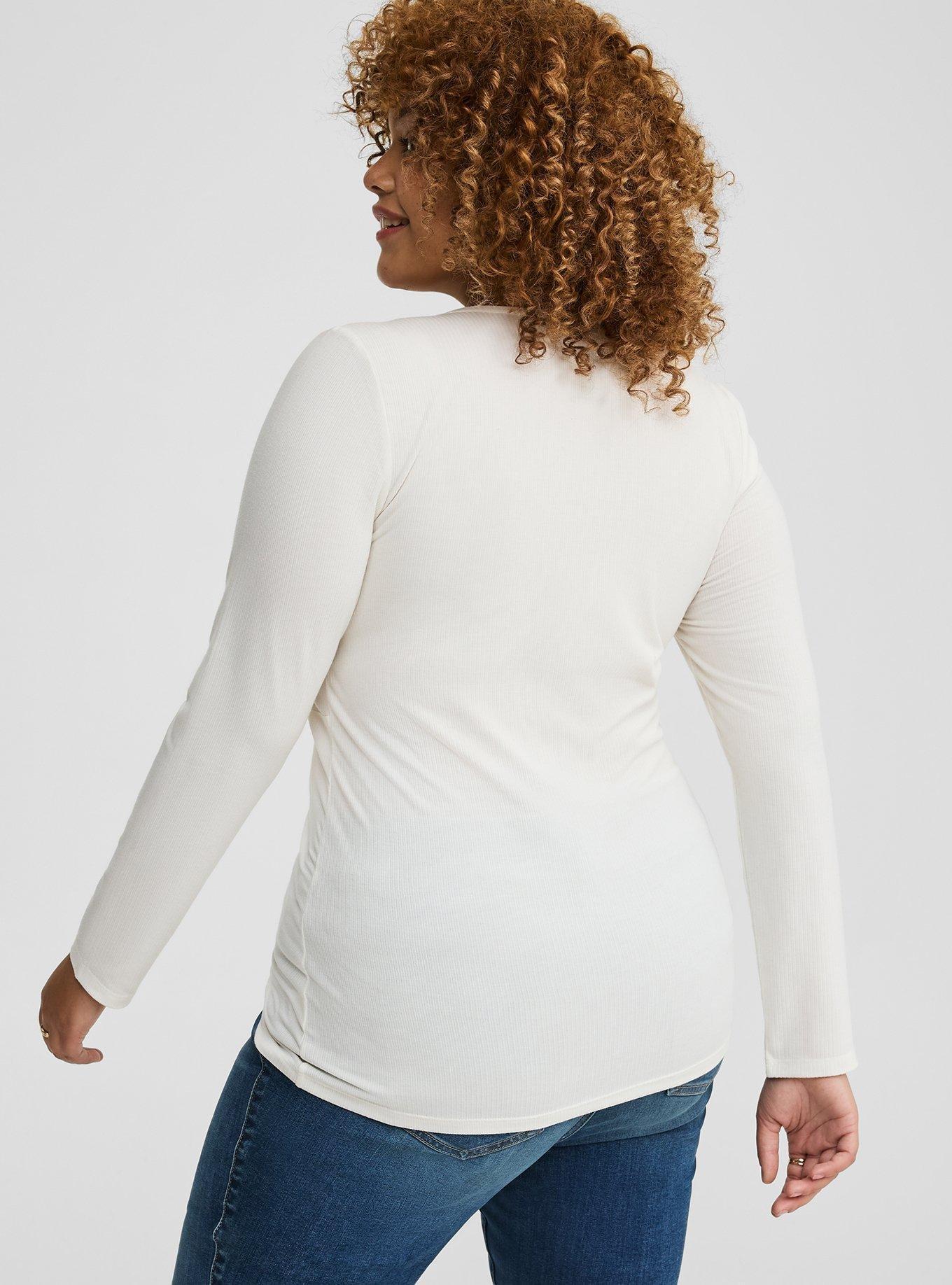 Super Soft Ribbed Sweetheart Top