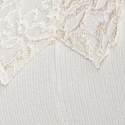 Plus Size Super Soft Ribbed Sweetheart Top, WHISPER WHITE, swatch