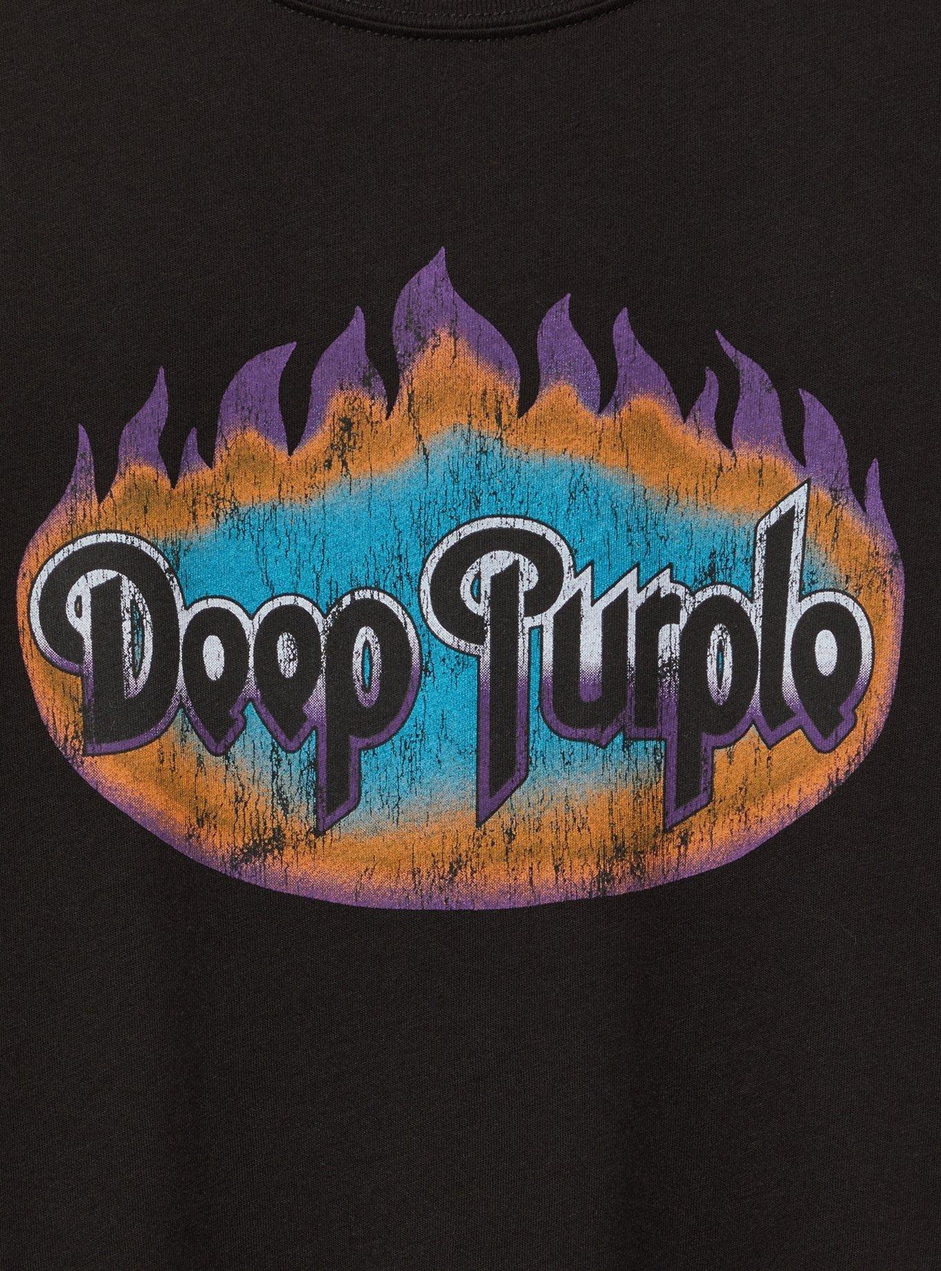 Deep Purple Classic Fit Cotton Crew Tee