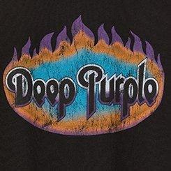 Plus Size Deep Purple Classic Fit Cotton Crew Tee, DEEP BLACK, swatch