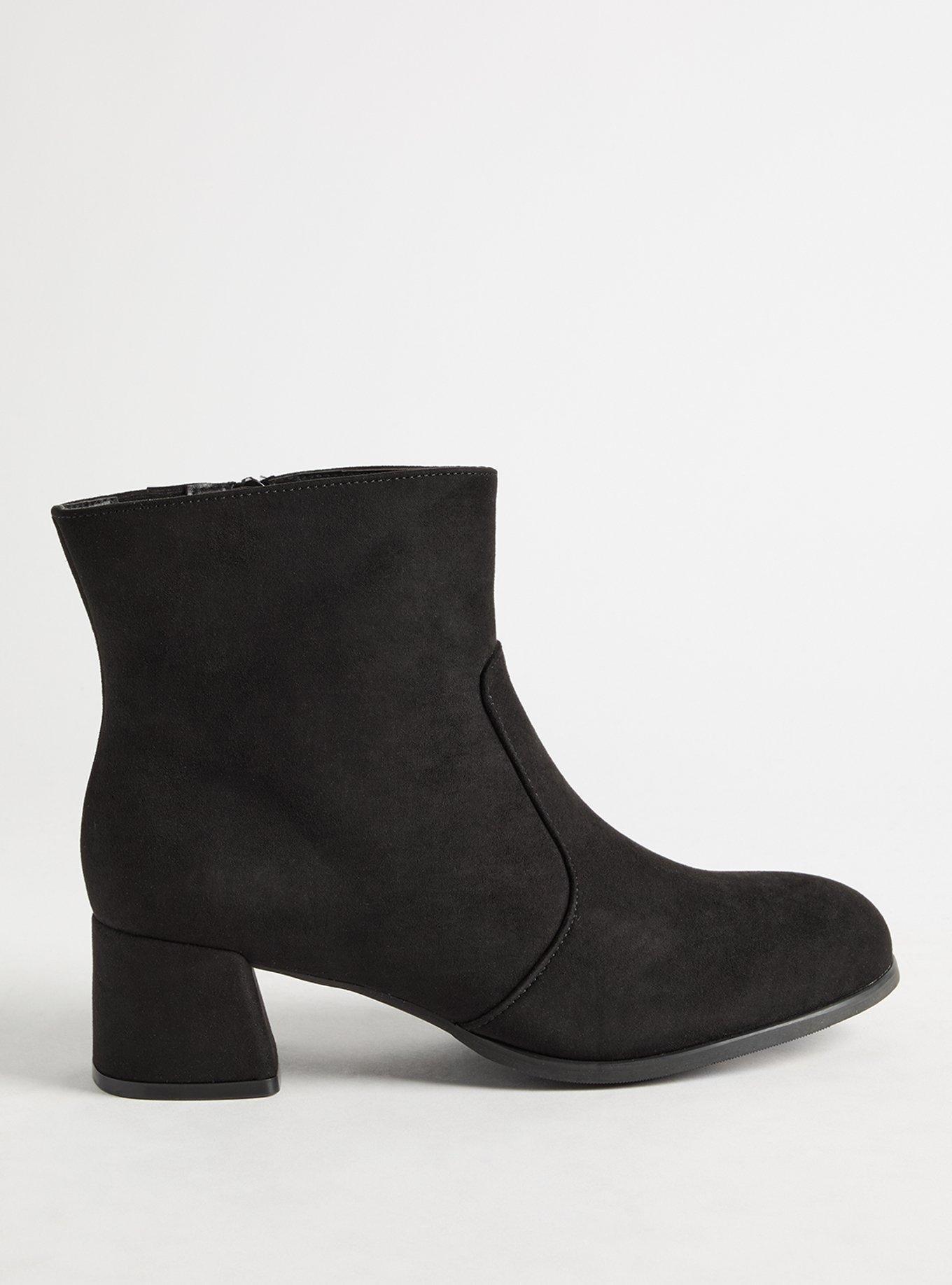 Ankle Block Heel Bootie (WW)