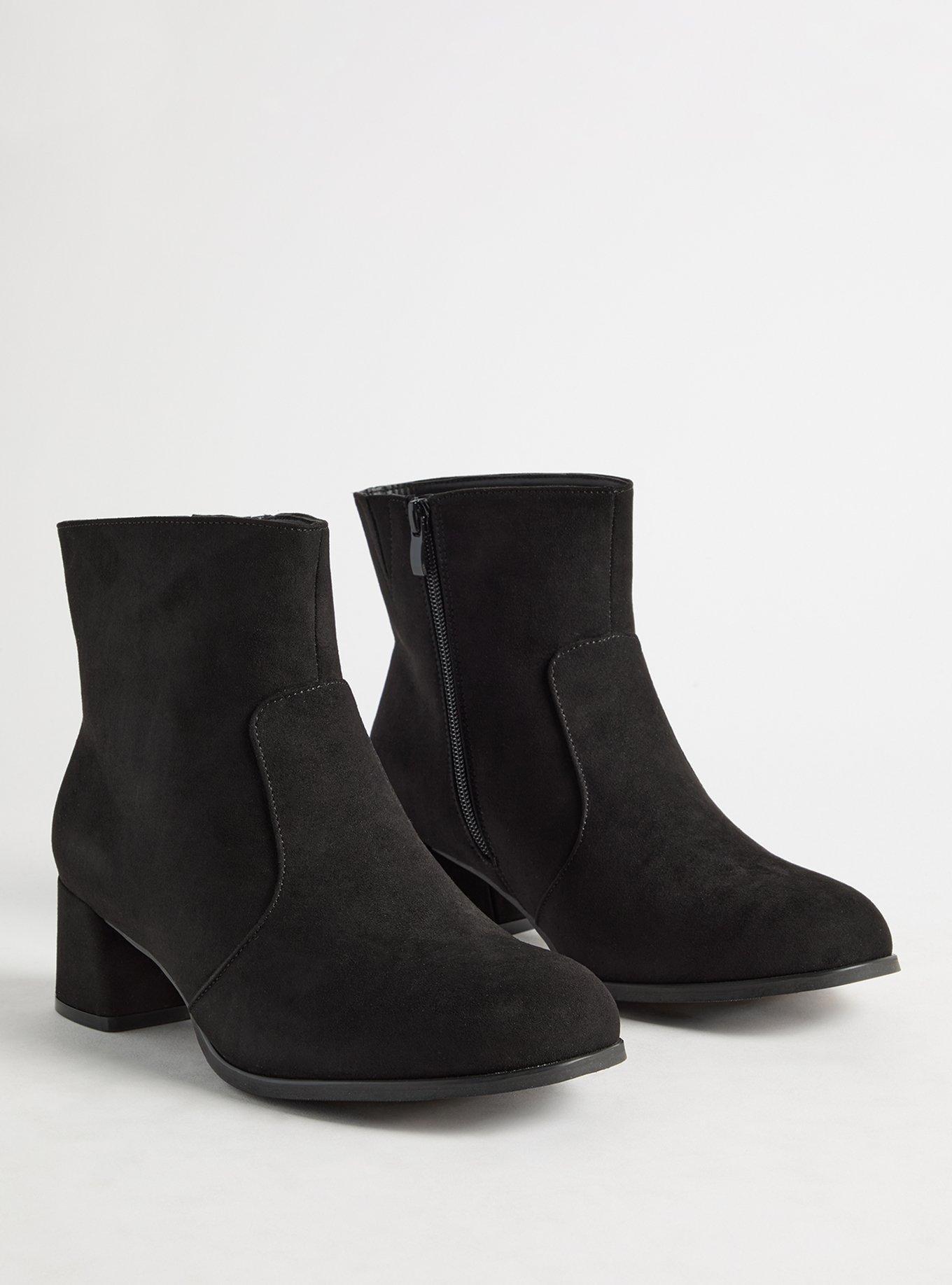 Ankle Block Heel Bootie (WW)