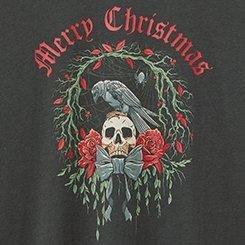 Merry Christmas Classic Fit Tee, VINTAGE BLACK, swatch