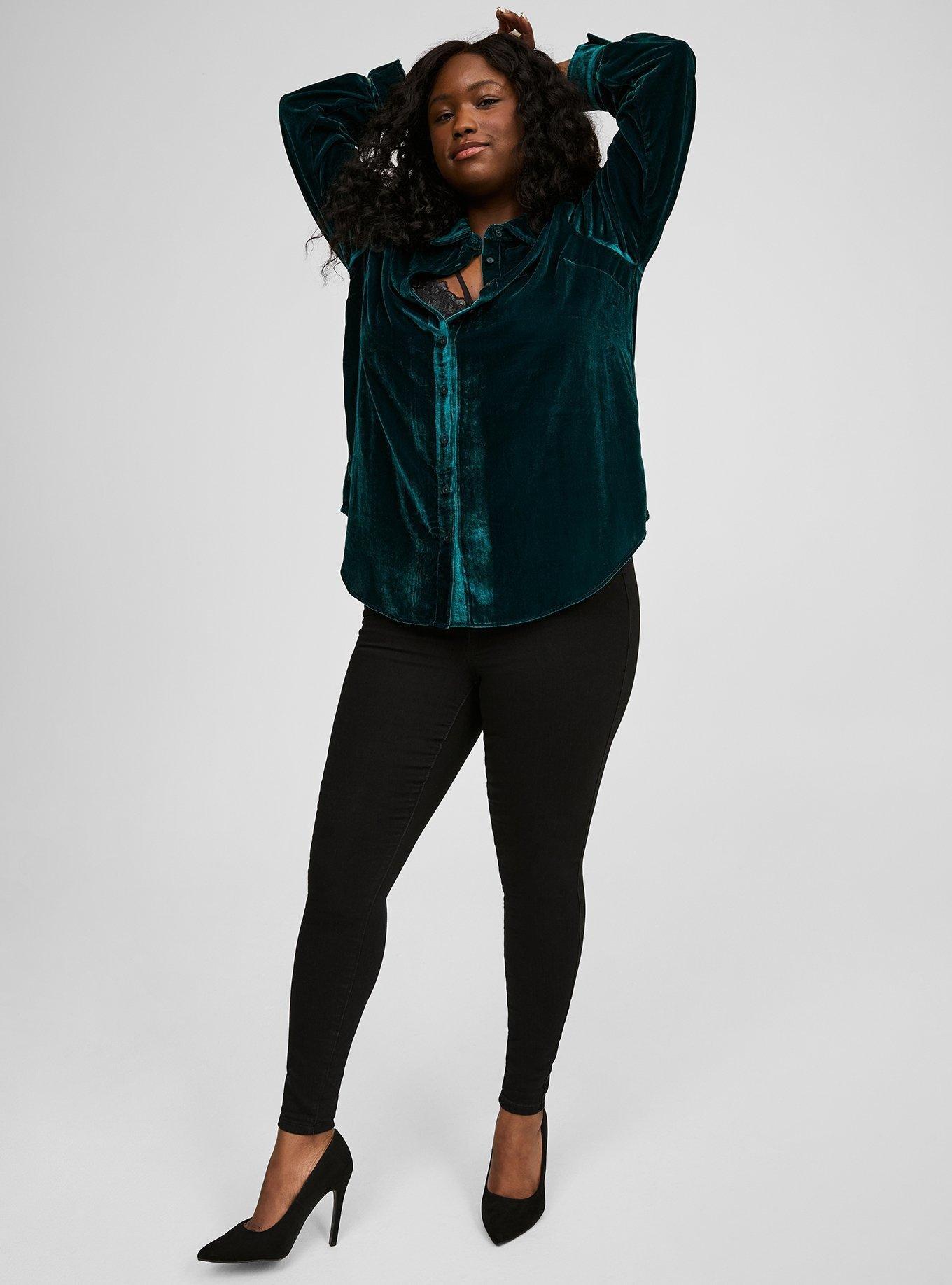 Plus Size - Lizzie Velvet Tunic - Torrid